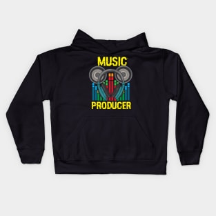 MUSIC PRODUCER: Music Producer Kids Hoodie